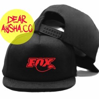TOPI SNAPBACK HITAM FOX 0303 - DEAR AYSHA