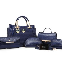 Tas Furla Tokyo Cervo Glossy 5in1 BIRU DONGKER 3218