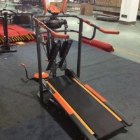 Jual Alat fitness Treadmill manual 6 fungsi orange Hand pulse Alat Pijat Murah