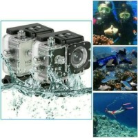 Jual Action camera 4K UltraHD 16Mp 60Fps Wide Lens 30m underwater Murah