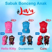 Jual Sabuk Bonceng Anak De Java (Penahan Pantat + Tutup Kepala) Murah