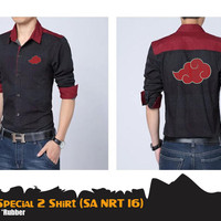 Kemeja Anime Naruto Akatsuki Special 2 Shirt (Kemeja Naruto SA NRT 16)