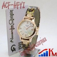 Jam Tangan Alexandre Christie AC 2590 Rose Gold Leopard