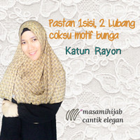 Jilbab/Pastan/Pashmina Instan 2 Lubang Masami