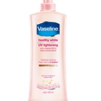vaseline healty white body lotion pemutih tabir surya 400 ml