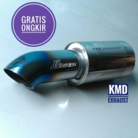 Jual JS Racing mini biru knalpot mobil racing avanza xenia agya ayla datsun Murah