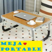 Jual ALUMUNIUM PORTABLE LAPTOP DESK / Meja Lipat utk Laptop Murah
