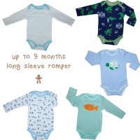 Jual Carter 5 in 1 long sleeve romper lengan panjang bayi setelan anak Murah