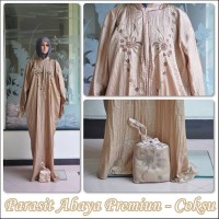 Jual MUKENA TRAVELLING PARASIT ABAYA PREMIUM (TANPA KEPALA) COKLAT SUSU Murah
