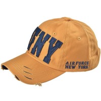 Topi Pria Ormano Baseball Snapback Air Force NY Cap - Kuning