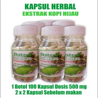 Jual Green Coffee Slimming 500 - Kopi Hijau Pelangsing 500 Murah