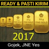 Jual 10 GR (GRAM) GOLDBAR/LOGAM MULIA/LM/EMAS BATANGAN ANTAM BERSERTIFIKAT Murah