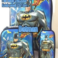 Tas Trolly Anak Batman 5D 3in1