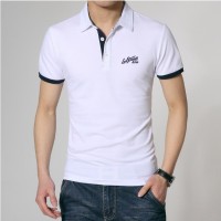 Jual Kaos Polo Shirt Levis White Stripe Blue / Kerah Wangki Murah