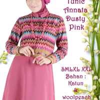 Jual Tunik Annata - Florania /Tunik Motif/Tunik Muslim/Blouse Muslim Murah
