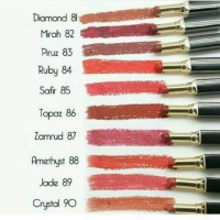 Jual Purbasari color matte lipstick/lipstik no 81-90 Murah