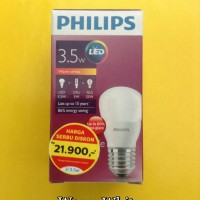Lampu Philips LED 3,5 Watt kuning/Bohlam 3 W kuning/Philips kuning 3 W