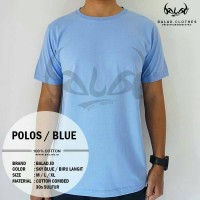 Jual Kaos Polos Balad Sky Blue / Baju Distro Bandung / T-shirt Oblong Murah