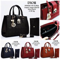Tas Wanita/Dior/Tas Import/Tas Murah/Handbag/Tas Wanita Branded/Merah