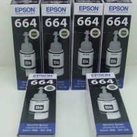 Jual Tinta Printer Original Epson 664 T664 Black / Hitam T6641 L100 L110 Murah