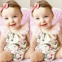 Jual Jumpsuit bayi import #summer floral Murah
