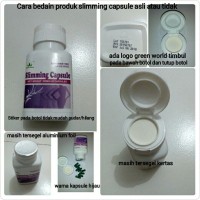 OBAT KURUS /OBAT DIET/ PELANGSING/ SLIMMING CAPSULE GREEN WORLD ISI 60