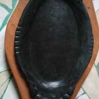 Hot plate (piring steak) oval bunga untuk hidangan sate