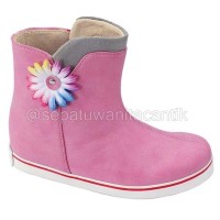 Promo Spesial! Sepatu Boots Anak Perempuan Pink Lucu Murah Ter Kere