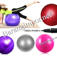 Jual GYM BALL 55Cm BONUS POMPA/senam/yoga/aerobic/zumba/karate/baju/fitness Murah