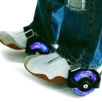 Jual sepatu roda anak murah bagus ada lampu led flashing roller blue keren Murah