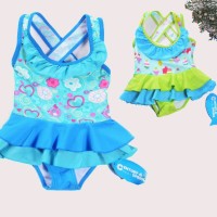 baju renang anak perempuan import branded swimsuit girl flower cake