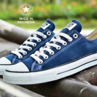 SEPATU CASUAL WANITA MURAH CONVERSE LOW ALLSTAR BNIB ORI INDO NAVY