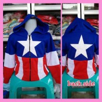 Jual Jaket Anak Keren Berdesain Captain America Murah