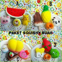Jual Paket Squishy Buah Jumbo/Peach/Semangka/Buah Naga/Nanas/Squishy Ibloom - Chokobi Tokopedia