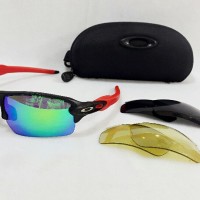 Kacamata Pria / Cowok Oakley FLAK 3 LENSA Super Fullset 5
