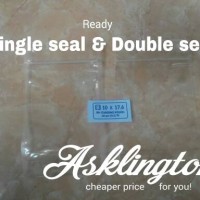 Jual Plastik Klip Kemasan Berdiri / Standing Pouch 10 x 17 Cm Bening Murah