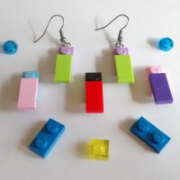 Anting Lego / Fish Hook Lego Earring Type 2