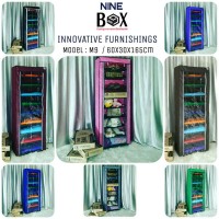 Rak display,Rak pajangan,Lemari pajang,Rak sepatu cover 10tingkat,M9