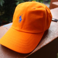 Cap Polo Orange Ralph Lauren Original (Topi Polo)