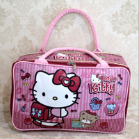 Jual tas koper traveling anak bayi karakter import super HELLO KITTY Murah