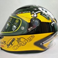 Helm Motor Full Face Fullface AGV Corsa Guy Martin Murah Original
