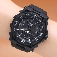 Jam Tangan Original QQ (Q&Q) GW79 BLACK SPORT Waterresist 10 BAR Terba