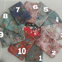 Jual KERUDUNG HIJAB PASHMINA FLOWER DENIM Murah