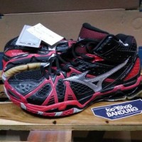 Sepatu Volly Mizuno Wave Tornado 9 Mid Premium (Free tas sepatu)