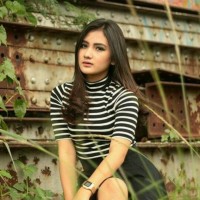 Jual Turtleneck stripe 3/4 Murah