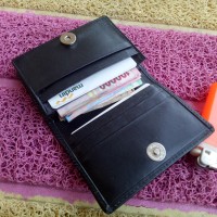 Jual mini slim wallet dompet pria kulit sapi asli berkwalitas Murah