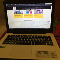 Laptop Asus A455LF-WX042D i5/4/500 Gaming VGA 2GB ex.Cewek Baru 1Tahun