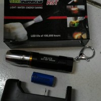 Jual senter police batu cincin / akik A07 bisa zoom Murah