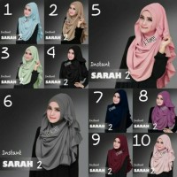 Jual Kerudung Instan Sarah | Jilbab Syari Sarah | Jilbab Modern Terbaru Murah
