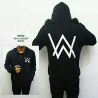 Jual jaket pria alan walker back navy Murah